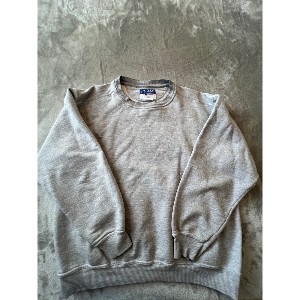 Men XL Gray Crewneck Fleece Vintage Style